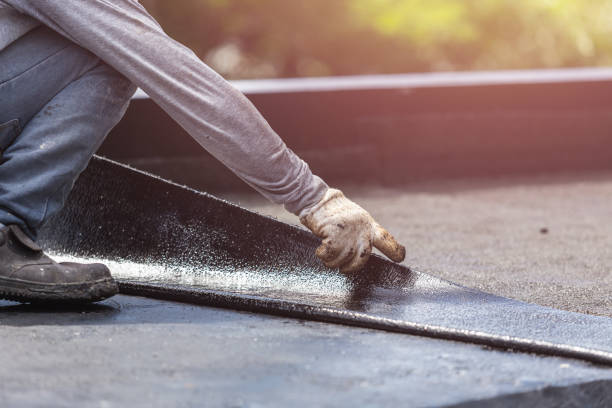 Professional Basement Waterproofing technician working in Wilson, PA